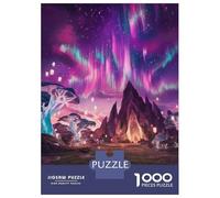 Jigsaw 1000 Pieces for Teenagers Aurora Dreamscape Puzzles for Adults Fun Games Stress Reliever Unique Gifts for Birthday And Christmas 52x38cm/1000pcs
