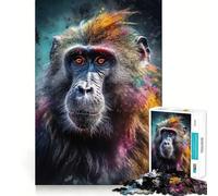 Jigsaw 1000 Pieces for Teenagers Baboom Painting Clean Edge Game Thinking Game Play Slow Play Fun Birthday Activity (38x26cm)