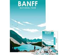Jigsaw 1000 Pieces for Teenagers Banff National Park for Educational Game Challenge Toy Relax Games Analysis And Logic Great Gifts And Toys (Size 38x52cm)