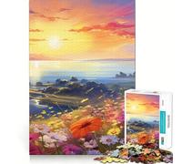 Jigsaw 1000 Pieces for Teenagers Beautiful Nature Landscape Clean Edge Game Thinking Game Play Slow Play Fun Birthday Activity (38x26cm)