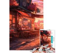 Jigsaw 1000 Pieces for Teenagers Beautiful Street Corner Toys Educational Games Practical Game Birthday Present Secret Santa Gifts (size 38x52cm)