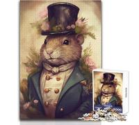 Jigsaw 1000 Pieces for Teenagers Beaver Popular Ideal for Cozy Downtime Fine Precision Die Cut Play Toy Size 38x26cm