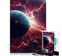 Jigsaw 1000 Pieces for Teenagers Beyond The Horizon Galaxie Neat Cut Decor Brain Exercise Toy Peace Game Play Christmas Fun Gift (38x52cm)