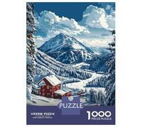Jigsaw 1000 Pieces for Teenagers Big Sky Montana Ski Resort Puzzle for Adults Toy Wall Decor But Fun And Humorous Unique Gifts for Birthday And Christmas 70x50cm/1000pcs