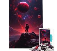 Jigsaw 1000 Pieces for Teenagers Blood Moon Educational Game Learning Educational Toys Art Work Gifts Precision Cutting (Size 38x52cm)