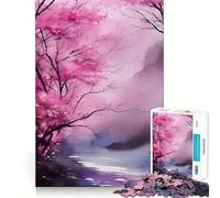 Jigsaw 1000 Pieces for Teenagers Blue Clean River in Spring Precise Cut Art, Brain Exercise Toy, Relax Play Time, Birthday Fun Play (50x75cm)