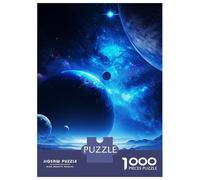 Jigsaw 1000 Pieces for Teenagers Blue Galaxy Jigsaws for Adults Brain Teaser Game Pattern Assembly Birthday And Unique Gifts 70x50cm/1000pcs