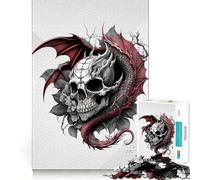 Jigsaw 1000 Pieces for Teenagers Bones Of The Fire Breather Precise Cut Art, Brain Exercise Toy, Relax Play Time, Birthday Fun Play (50x75cm)