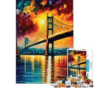 Jigsaw 1000 Pieces for Teenagers Bosphorus Bridge Istanbul Learning Educational Toys Relaxing Games Birthday Present Birthday Gifts (Size 38x52cm)