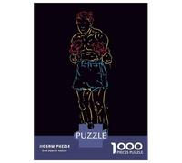 Jigsaw 1000 Pieces for Teenagers Boxing Line Pop Art Puzzles for Adults Fun Games Stress Reliever Unique Gifts for Birthday And Christmas 38x26cm/1000pcs