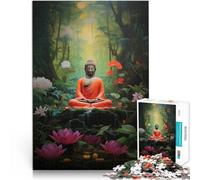 jigsaw 1000 pieces for teenagers Buddha painting Pädagogisches Spielzeug zum Stressabbau Wohnkunstdekor75x50cm