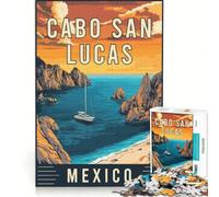 Jigsaw 1000 Pieces for Teenagers Cabo San Lucas in Mexico, Educational Game, Fun at Home Activities, Enhance Love between Couples 38x52cm