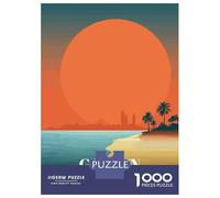 Jigsaw 1000 Pieces for Teenagers Cancun Mexico Travel Puzzle for Adults Relaxing Games Presents for Women for Is Ideal As A Gift 52x38cm/1000pcs