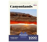 Jigsaw 1000 Pieces for Teenagers Canyonlands National Park Travel Art Puzzle for Adults Relaxing Games Presents for Women for Is Ideal As A Gift 38x26cm/1000pcs