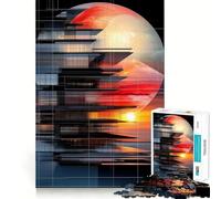 Jigsaw 1000 Pieces for Teenagers Celestial Structures Sharp Cut Craft Mental Exercise Fun Chill Time Play Birthday Activity (38x26cm)