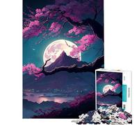 Jigsaw 1000 Pieces for Teenagers Cherry Blossom Japan Magic for Educational Game Challenge Toy Relax Games Analysis And Logic Great Gifts And Toys (Size 50x75cm)
