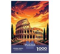 Jigsaw 1000 Pieces for Teenagers Colosseum at Sunset Puzzle for Adults Relaxing Games Presents for Women for Is Ideal As A Gift 52x38cm/1000pcs