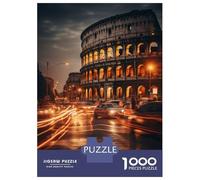 Jigsaw 1000 Pieces for Teenagers Colosseum Rome Italy Jigsaws for Adults Brain Teaser Game Pattern Assembly Birthday And Unique Gifts 52x38cm/1000pcs