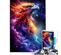 Jigsaw 1000 Pieces for Teenagers Cosmic Eagles Flight Learning Educational Toys Relaxing Games Birthday Present Birthday Gifts (Size 38x26cm)