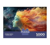Jigsaw 1000 Pieces for Teenagers Cosmic Hair Artwork Jigsaws for Adults Anti-Stress Toys Enhance Memory for Is Ideal As A Gift 38x26cm/1000pcs
