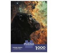 Jigsaw 1000 Pieces for Teenagers Cosmic Nebula Chimpanzee Adult Jigsaw Puzzle Family Game Analysis And Logic Parent-child Interaction 52x38cm/1000pcs