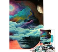 Jigsaw 1000 Pieces for Teenagers Cosmic Odyssey Educational Game Learning Educational Toys Art Work Gifts Precision Cutting (Size 50x75cm)