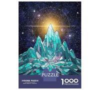 Jigsaw 1000 Pieces for Teenagers Crystal Mountain in Space Puzzles for Adults Hands-on Game Enhance Memory Birthday And Unique Gifts 70x50cm/1000pcs