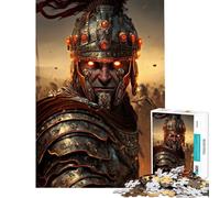 Jigsaw 1000 Pieces for Teenagers Cyborg Roman Officer Difficult And Challenge Pattern Assembly Impossible Game Suitable for People Aged 14 And Above (38x52cm)