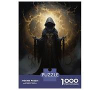 Jigsaw 1000 Pieces for Teenagers Dark Sorceress Puzzles for Adults Fun Games Stress Reliever Unique Gifts for Birthday And Christmas 38x26cm/1000pcs