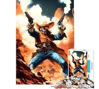 Jigsaw 1000 Pieces for Teenagers Dead Man's Dust Educational Challenge Home Decoration Educational Games Suitable for Ages 14 And Up (38x52cm)