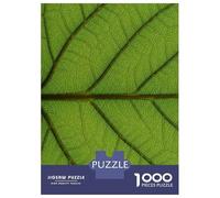 Jigsaw 1000 Pieces for Teenagers Detailed Green Leaf Texture Jigsaws for Adults Brain Teaser Game Pattern Assembly Birthday And Unique Gifts 52x38cm/1000pcs
