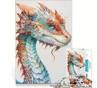 Jigsaw 1000 Pieces for Teenagers Dragon Legendary Creature, Educational Game, Birthday Present, Deal As Gifts for The Whole Family 50x75cm