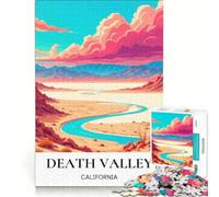 Jigsaw 1000 Pieces for Teenagers Epic Death Valley, Educational Game, Fun at Home Activities, Enhance Love between Couples 38x26cm