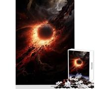 Jigsaw 1000 Pieces for Teenagers Exploding Black Hole Anti-Stress Toys Secret Santa Gifts Practical Game Parent-child Interaction Size 38x26cm