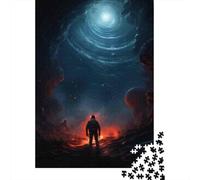 Jigsaw 1000 Pieces for Teenagers Explore The Unknown Space Adventure Poster Jigsaws for Adults Anti-Stress Toys Enhance Memory Birthday And Unique Gifts 52x38cm/1000pcs