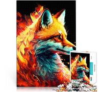 jigsaw 1000 pieces for teenagers Fantasy Fox Stressabbau Schwierige Herausforderung Künstlersammlung, Bildende Kunst50x70cm