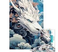 Jigsaw 1000 Pieces for Teenagers Fantasy Wind Fall Dragon Fun at Home Activities, Enhance Memory Practical Game Suitable for Ages 14 And Up (38x26cm)