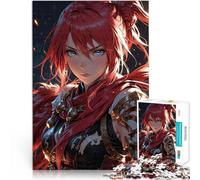 jigsaw 1000 pieces for teenagers Female Anime Character Intellektuelles Spiel mit passendem Poster und Quizblatt75x50cm