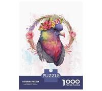 Jigsaw 1000 Pieces for Teenagers Floral Lory Bird Painting Puzzle for Adults Relaxing Games Presents for Women for Is Ideal As A Gift 70x50cm/1000pcs