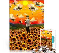 jigsaw 1000 pieces for teenagers Flower Boy Cute Help the brain exercise addictive toys to cultivate patience wall decoration 50x70cm