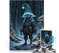 jigsaw 1000 pieces for teenagers Forest Spirit with Glowing Hat Lernspielzeug Die Liebe zwischen Paaren stärken75x50cm
