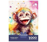 Jigsaw 1000 Pieces for Teenagers Funny Little Chimpanzee Jigsaws for Adults Relax Games Birthday Present Unique Gifts for Birthday And Christmas 70x50cm/1000pcs