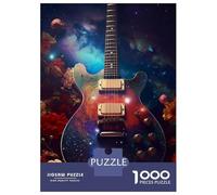 Jigsaw 1000 Pieces for Teenagers Galaxy Guitar Puzzles for Adults Hands-on Game Enhance Memory Birthday And Unique Gifts 70x50cm/1000pcs