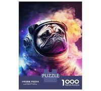 Jigsaw 1000 Pieces for Teenagers Galaxy Pug Puzzles for Adults Fun Games Stress Reliever Unique Gifts for Birthday And Christmas 70x50cm/1000pcs