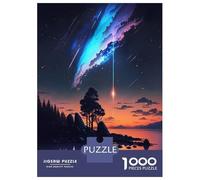 Jigsaw 1000 Pieces for Teenagers Galaxy Sunset Anime Puzzles for Adults Fun Games Stress Reliever Unique Gifts for Birthday And Christmas 38x26cm/1000pcs
