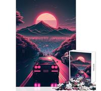 Jigsaw 1000 Pieces for Teenagers Going Down The Road Jigsaws for Adults Puzzle For Family Fun Challenging To Complete Challenging Family Fun Game (38x52cm)