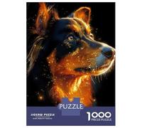 Jigsaw 1000 Pieces for Teenagers Golden Australian Shepherd Dog Portrait Puzzles for Adults Hands-on Game Enhance Memory Birthday And Unique Gifts 70x50cm/1000pcs