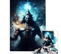 Jigsaw 1000 Pieces for Teenagers Great Shiva Challenging To Complete Perfect Decoration Anti-Stress Toys for And from 14 Years And over (50X75CM)