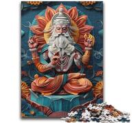 Jigsaw 1000 Pieces for Teenagers Hindu God Brahma Birthday Present Practical Game Great Gift for Games 38x26cm