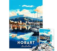 Jigsaw 1000 Pieces for Teenagers Hobart Australia Travel Toys Educational Games Practical Game Birthday Present Secret Santa Gifts (size 38x52cm)
